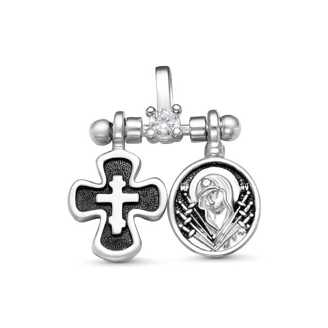 Крест/подвеска Семистрельная икона Божией Матери