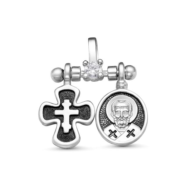 Крест/подвеска с Николаем Чудотворцем