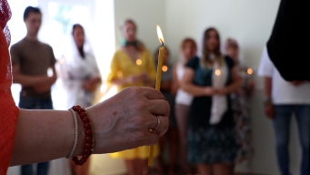 Освящение новой мастерской.