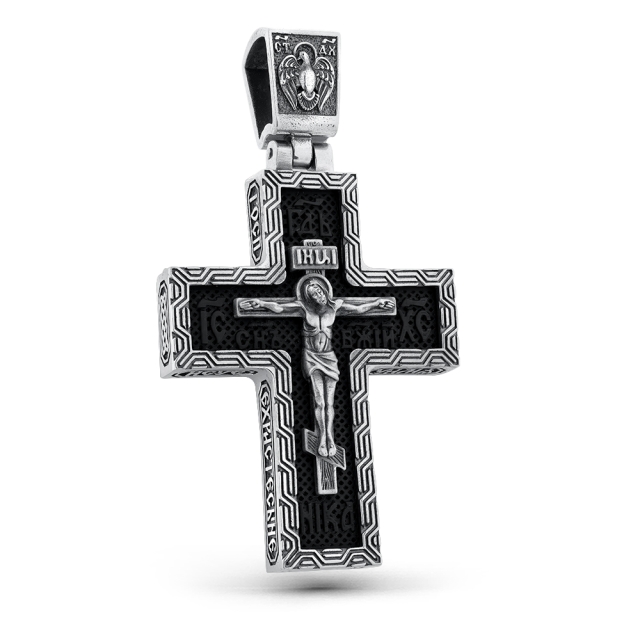 Крест с распятием и образом Николая Чудотворца