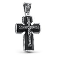 Крест с Распятием и образом Николая Чудотворца